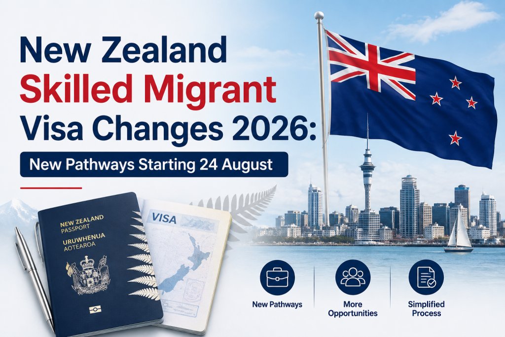 New Zealand Skilled Migrant Visa Changes 2026: New Pathways Starting 24 August
